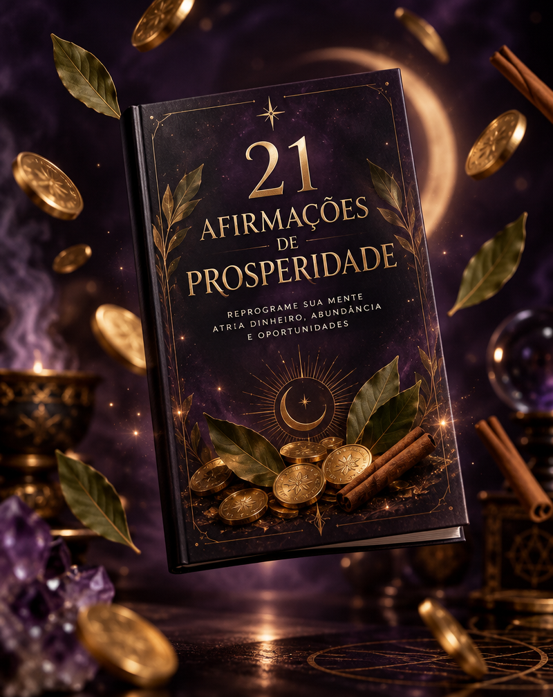 Capa do bônus 21 Afirmações de Prosperidade